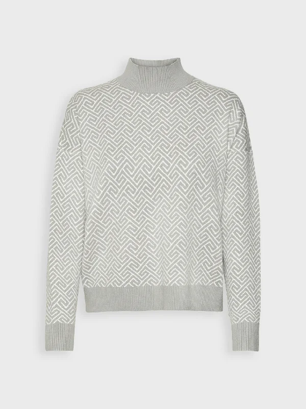 Γυναικεία μπλούζα πλεκτή VMARIA ART BATWING HIGHNECK PULLOVER REP 10314460 | 10314460 Square Neck Pullover Γυναικεία μπλούζα πλεκτή VMARIA ART BATWING HIGHNECK PULLOVER REP 10314460 | 10314460 Square Neck Pullover