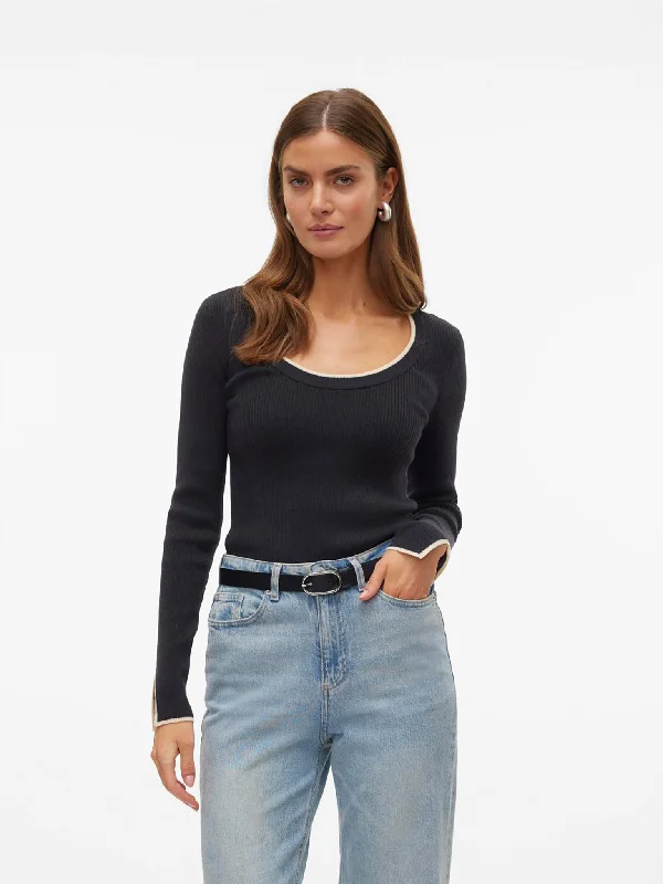 Γυναικεία μπλούζα πλεκτή VMJOAN LS U-NECK SHORT PULLOVER BOO 10310838 | 10310838 Long Sleeve Pullover Γυναικεία μπλούζα πλεκτή VMJOAN LS U-NECK SHORT PULLOVER BOO 10310838 | 10310838 Long Sleeve Pullover