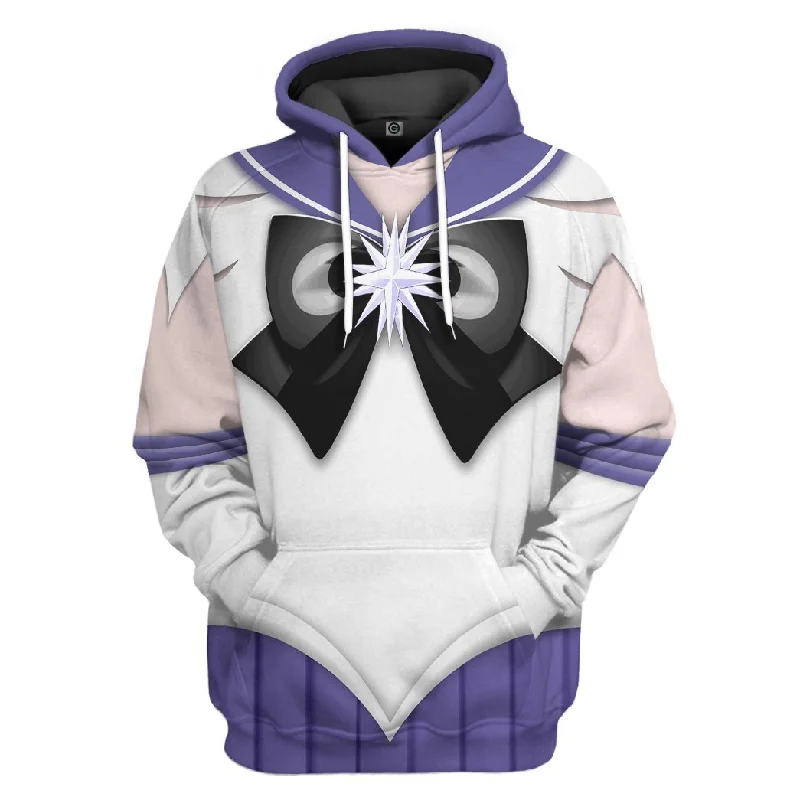 Gearhumans 3D Sailor Saturn Custom Tshirt Hoodie Apparel Hoodie with Hem Detail Decorative Unique Gearhumans 3D Sailor Saturn Custom Tshirt Hoodie Apparel Hoodie with Hem Detail Decorative Unique