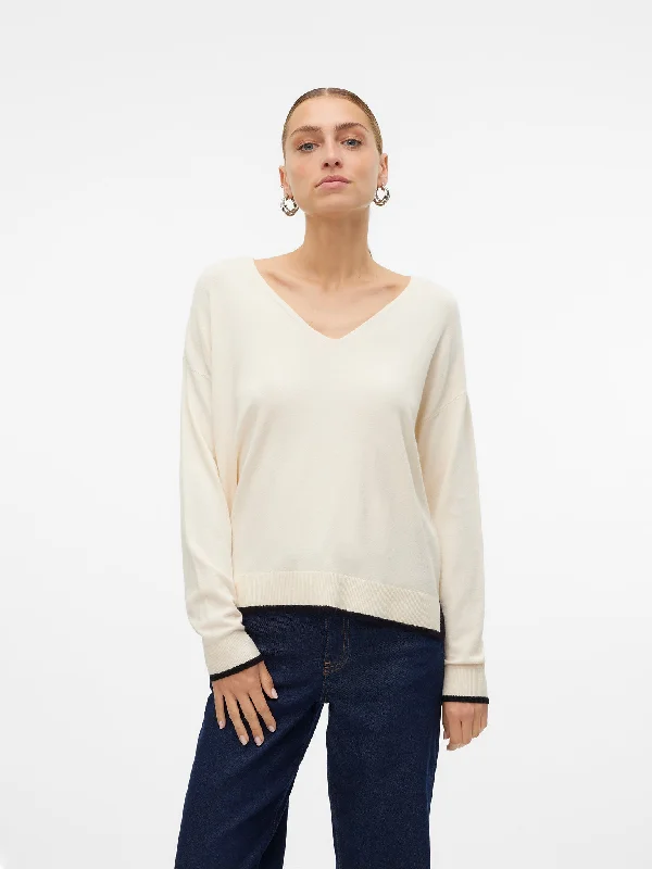 Γυναικεία μπλούζα πλεκτή VMBREEZE LS V-NECK PULLOVER 10311090 | 10311090 Bateau Neck Pullover Γυναικεία μπλούζα πλεκτή VMBREEZE LS V-NECK PULLOVER 10311090 | 10311090 Bateau Neck Pullover