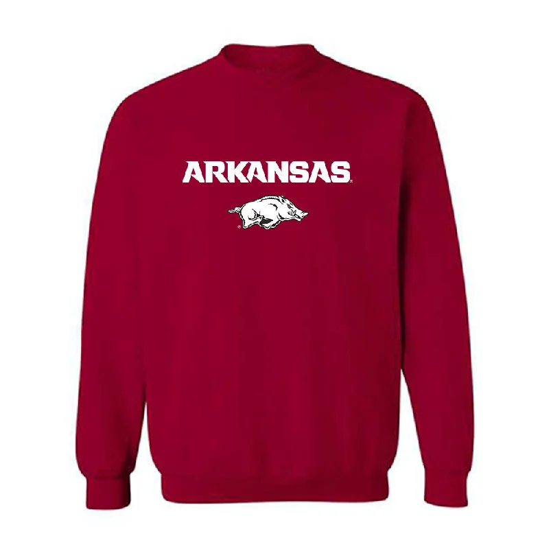 Arkansas - NCAA Women's Swimming & Diving : Holly Robinson - Classic Shersey Crewneck Sweatshirt Hoodie with Button Classic Timeless