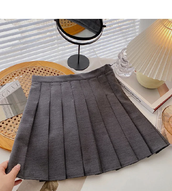 Korean version of versatile popular solid color high waist A-line skirt 5558 silk skirt luxurious Korean version of versatile popular solid color high waist A-line skirt 5558 silk skirt luxurious