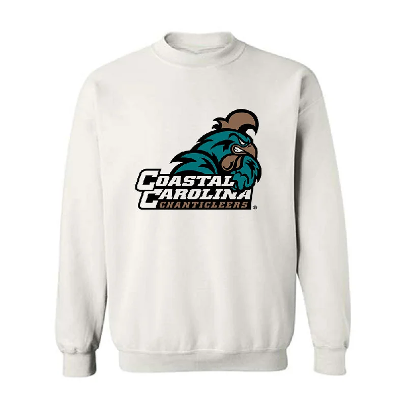 Coastal Carolina - NCAA Women's Track & Field : Faith Wright - Classic Fashion Shersey Crewneck Sweatshirt Hoodie with Button Classic Timeless