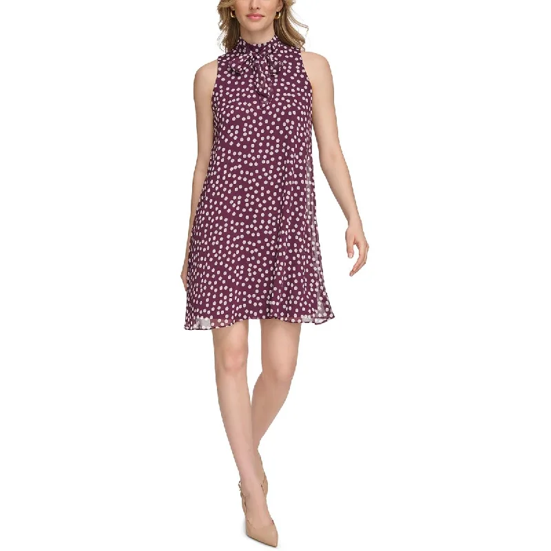 Womens Mini Polka Dot Shift Dress Tunics Top rated