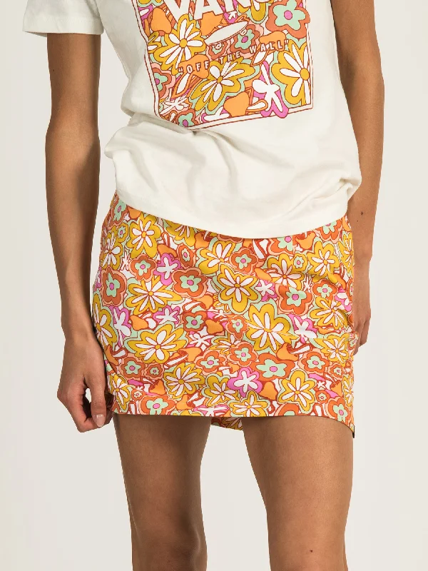 VANS RESORT FLORAL SKIRT  - CLEARANCE linen skirt relaxed