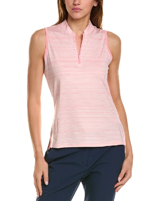 Adidas Ultimate C Stripe 1/4-Zip Tank slim fit tank