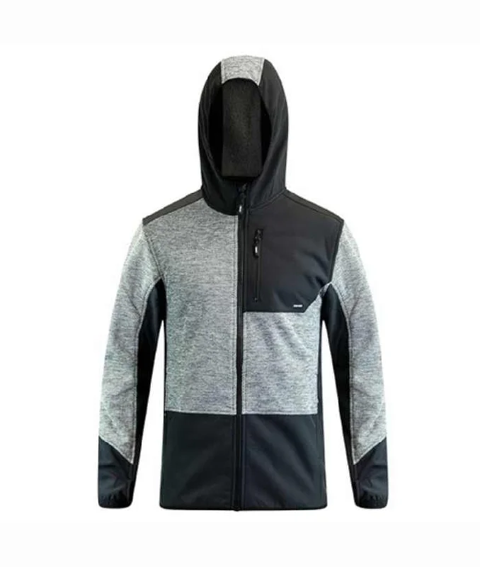 Hooded Contrast Sweatshirt Hoodie Hoodie Jacket Zipper Layering