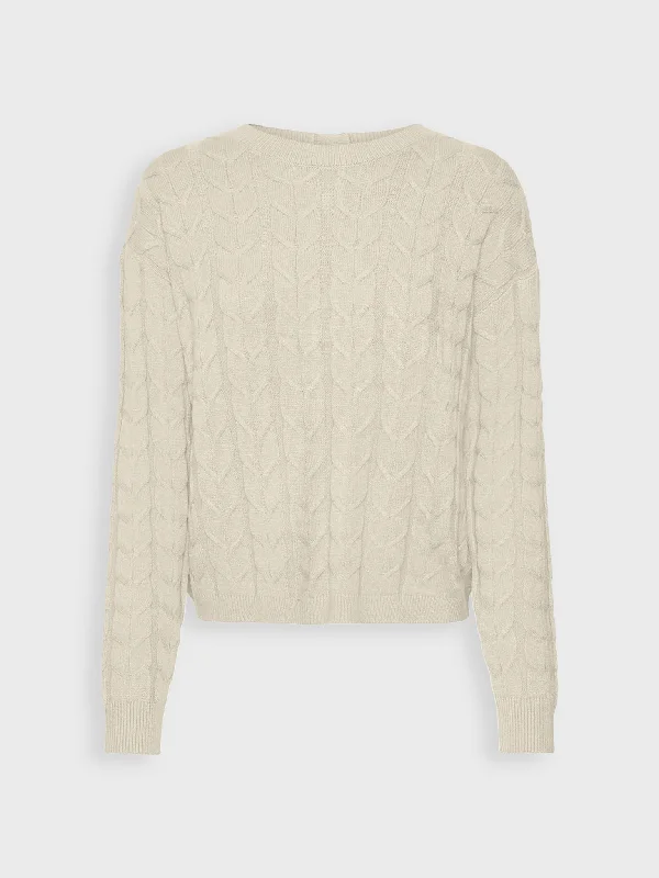 Γυναικεία μπλούζα πλεκτή VMTILDA LS O-NECK 2WAY PULLOVER 10310711 | 10310711 Alpaca Blend Soft Γυναικεία μπλούζα πλεκτή VMTILDA LS O-NECK 2WAY PULLOVER 10310711 | 10310711 Alpaca Blend Soft