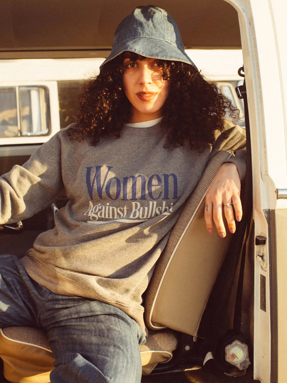 Women Against Bullshit Sweatshirt Oversized Hoodie Comfort Casual