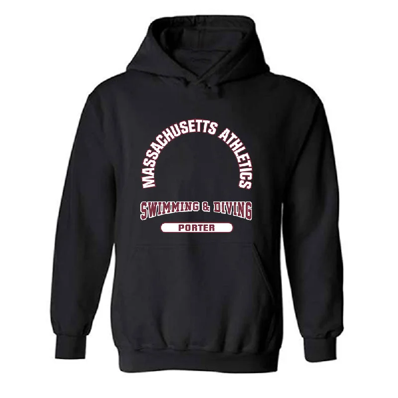 UMass - NCAA Women's Swimming & Diving : Sophie Porter - Classic Fashion Shersey Hooded Sweatshirt Hoodie with Oversized Fit Loose Comfortable