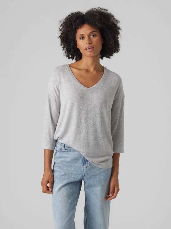 Γυναικεία μπλούζα μελανζέ VMBRIANNA 3/4 V-NECK PULLOVER 10291351 | 10291351 Jewel Neck Pullover Γυναικεία μπλούζα μελανζέ VMBRIANNA 3/4 V-NECK PULLOVER 10291351 | 10291351 Jewel Neck Pullover