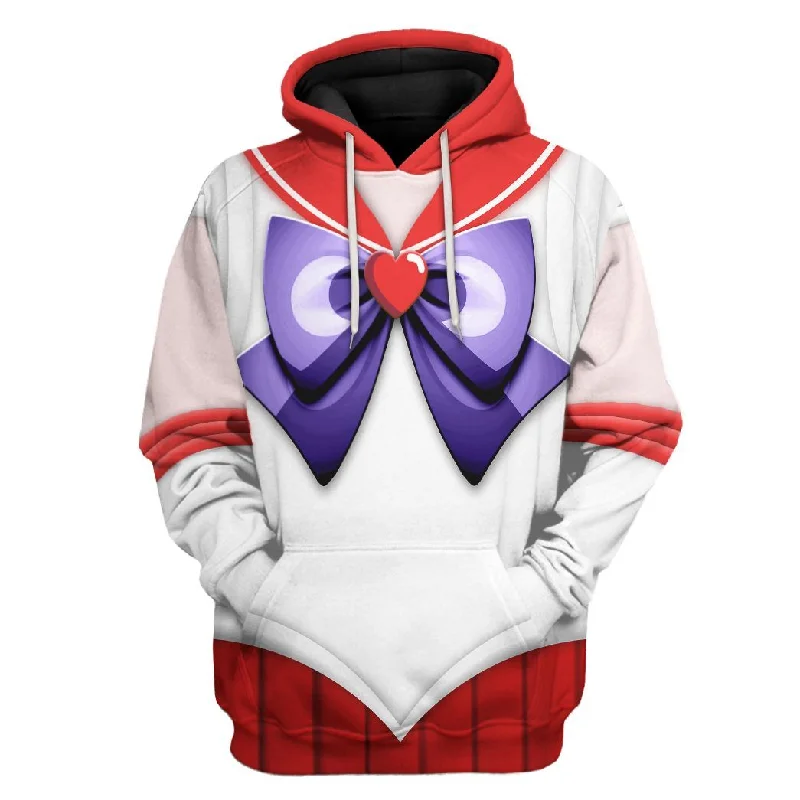 Gearhumans 3D Sailor Mars Custom Tshirt Hoodie Apparel Hoodie with Neon Bright Vibrant Gearhumans 3D Sailor Mars Custom Tshirt Hoodie Apparel Hoodie with Neon Bright Vibrant