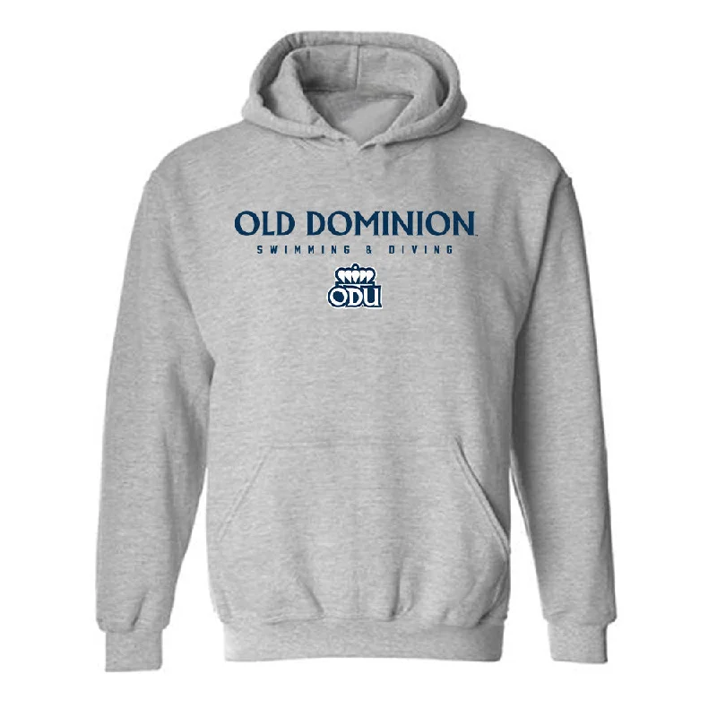 Old Dominion - NCAA Women's Swimming & Diving : Anna Eberle - Classic Shersey Hooded Sweatshirt Hoodie with Lace Feminine Delicate Old Dominion - NCAA Women's Swimming & Diving : Anna Eberle - Classic Shersey Hooded Sweatshirt Hoodie with Lace Feminine Delicate