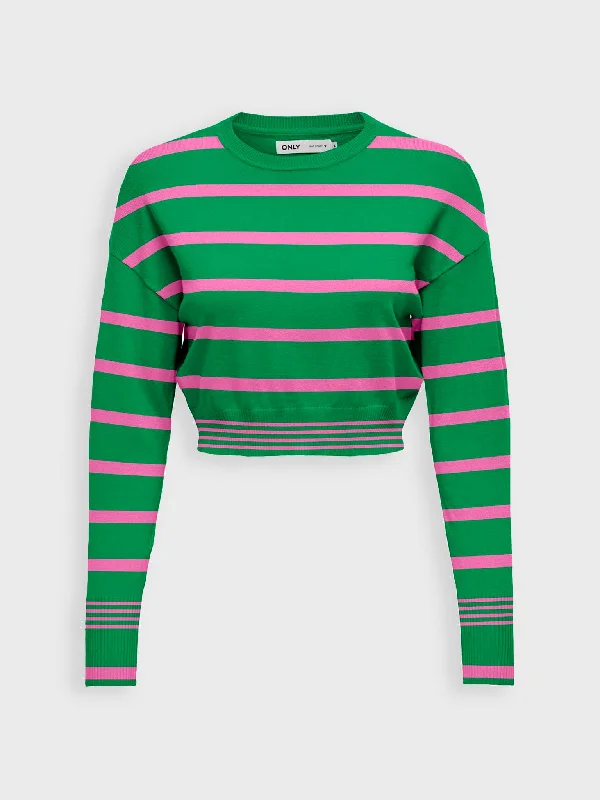 Γυναικεία μπλούζα πλεκτή ριγέ ONLIBI LS CROPPED PULLOVER CC KNT 15262149 | 15262149 Cowl Neck Pullover Γυναικεία μπλούζα πλεκτή ριγέ ONLIBI LS CROPPED PULLOVER CC KNT 15262149 | 15262149 Cowl Neck Pullover