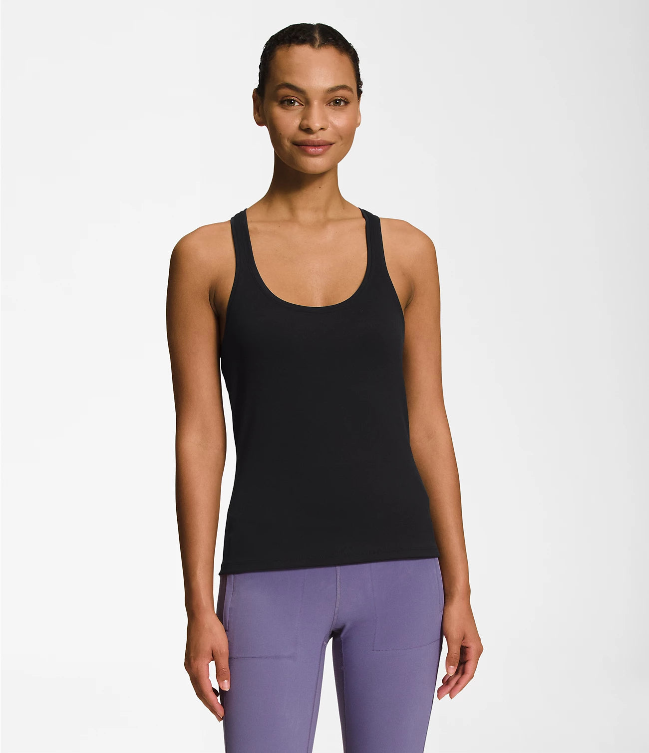 The North Face Women's Dune Sky Tank TNF Black lavender tank top