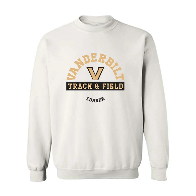 Vanderbilt - NCAA Women's Track & Field : Kenyah Conner - Classic Fashion Shersey Crewneck Sweatshirt Hoodie with Hem Patch Decorative Personalized