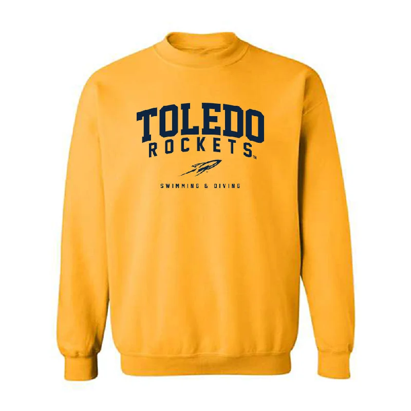 Toledo - NCAA Women's Swimming & Diving : Hannah Wentzel - Classic Shersey Crewneck Sweatshirt Hoodie with Earth Tones Natural Calm