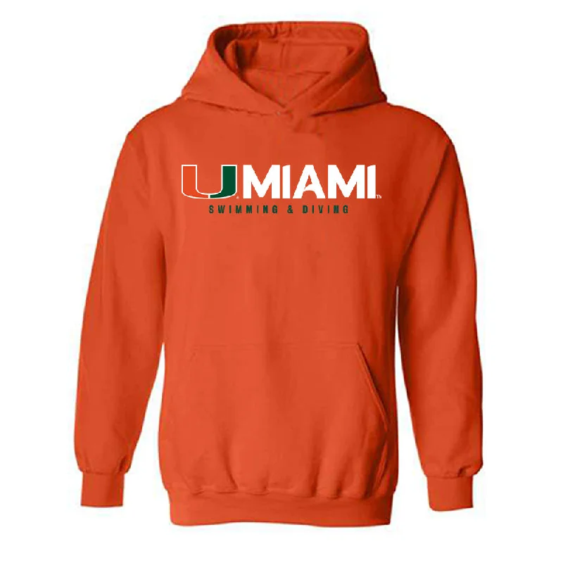 Miami - NCAA Women's Swimming & Diving : Simone Moll - Classic Shersey Hooded Sweatshirt Hoodie with Back Slit Movement Comfort Miami - NCAA Women's Swimming & Diving : Simone Moll - Classic Shersey Hooded Sweatshirt Hoodie with Back Slit Movement Comfort