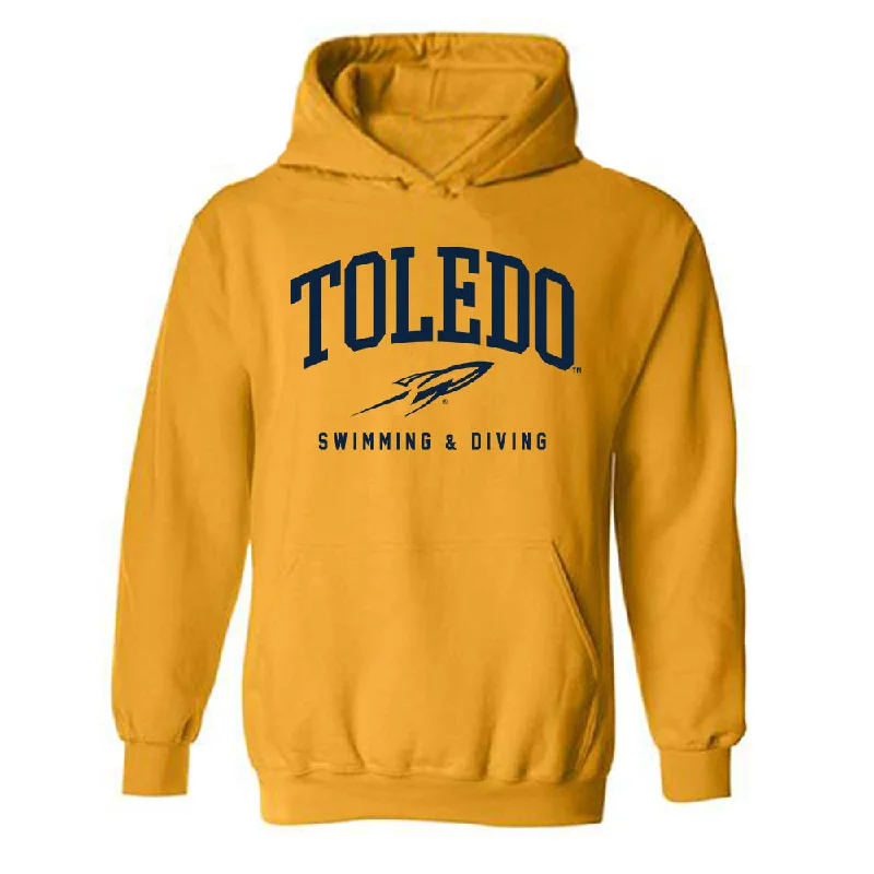 Toledo - NCAA Women's Swimming & Diving : Hannah Wentzel - Classic Shersey Hooded Sweatshirt Hoodie with Reflective Safety Nightwear