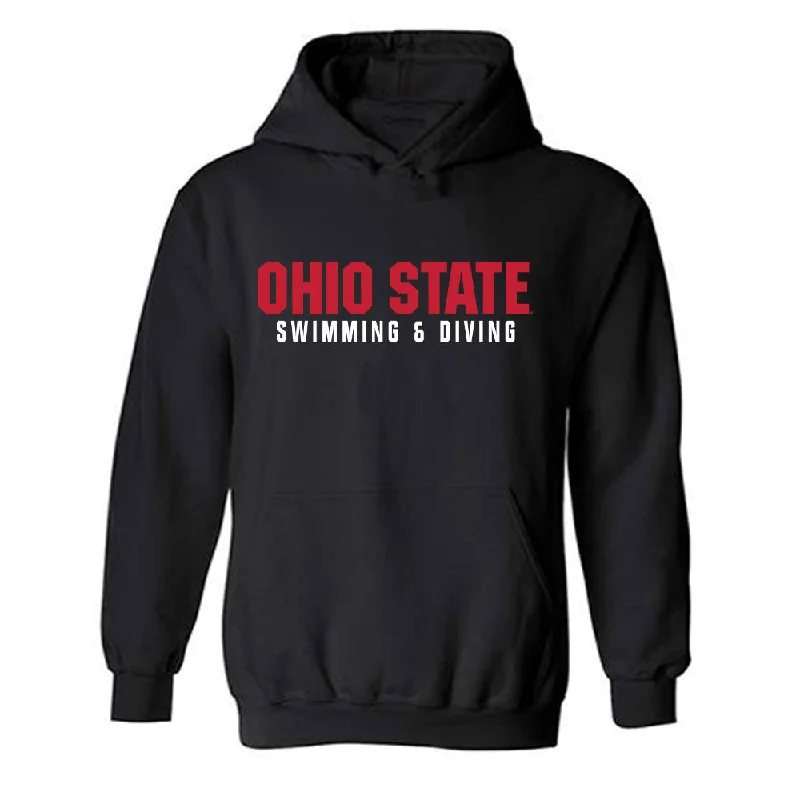 Ohio State - NCAA Women's Swimming & Diving : Danika Varda - Classic Shersey Hooded Sweatshirt Hoodie with Raglan Sleeves Sporty Comfortable Ohio State - NCAA Women's Swimming & Diving : Danika Varda - Classic Shersey Hooded Sweatshirt Hoodie with Raglan Sleeves Sporty Comfortable