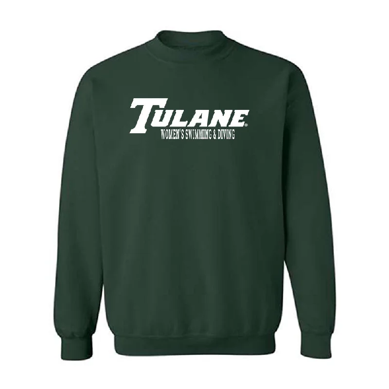 Tulane - NCAA Women's Swimming & Diving : Lillian Von Herbulis - Crewneck Sweatshirt Hoodie with Illustration Artistic Creative