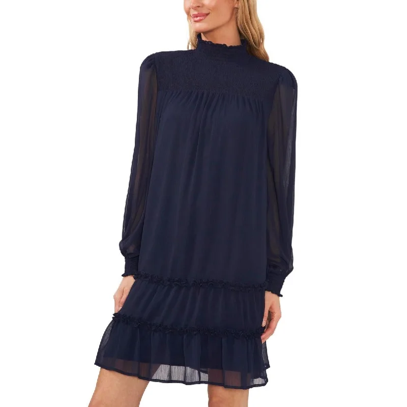 Womens Chiffon Mini Shift Dress Tunics Top rated