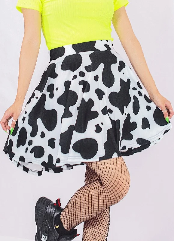 Cow Pattern Skirt pencil skirt chic