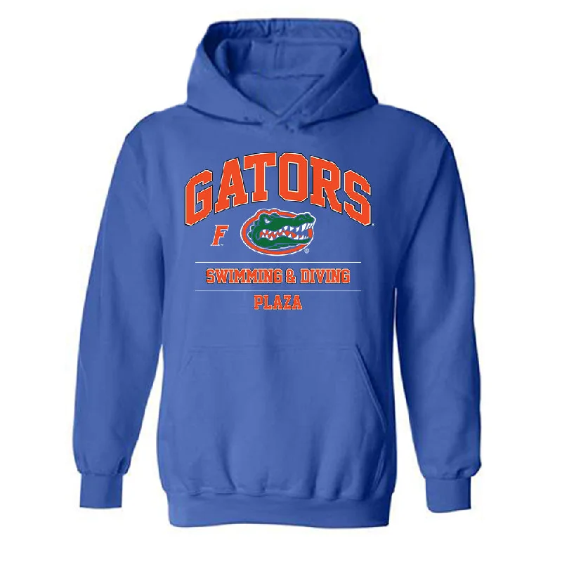 Florida - NCAA Women's Swimming & Diving : Sofia Plaza - Classic Fashion Shersey Hooded Sweatshirt Hoodie with Magnetic Closure Innovative Modern Florida - NCAA Women's Swimming & Diving : Sofia Plaza - Classic Fashion Shersey Hooded Sweatshirt Hoodie with Magnetic Closure Innovative Modern