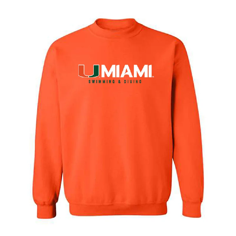 Miami - NCAA Women's Swimming & Diving : Ashlyn Massey - Classic Shersey Crewneck Sweatshirt Hoodie with Button Placket Classic Preppy Miami - NCAA Women's Swimming & Diving : Ashlyn Massey - Classic Shersey Crewneck Sweatshirt Hoodie with Button Placket Classic Preppy