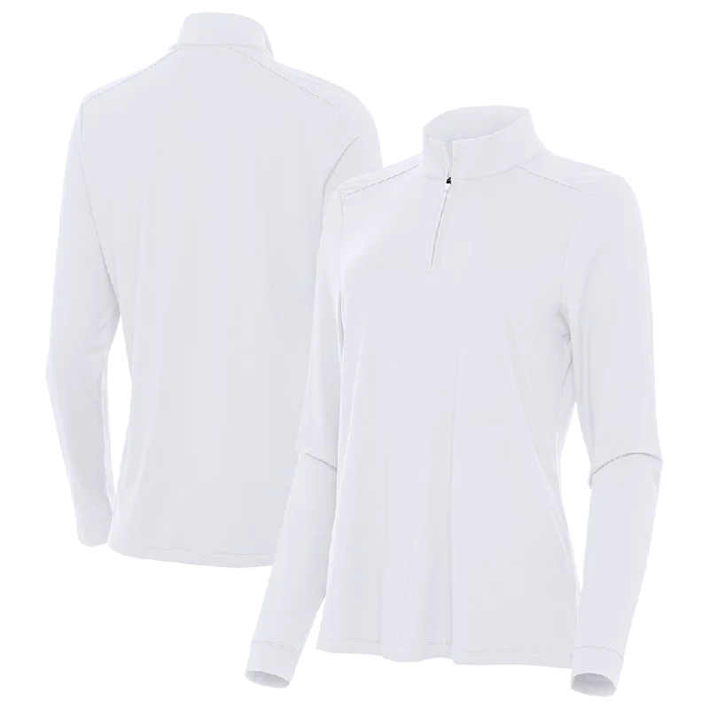 Antigua: Women's Essentials 1/4 Zip Pullover - Intent 105695 Gathered Sleeve Pullover Antigua: Women's Essentials 1/4 Zip Pullover - Intent 105695 Gathered Sleeve Pullover