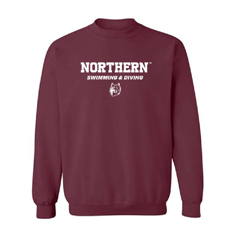 NSU - NCAA Women's Swimming & Diving : Hilary Sonnabend - Classic Shersey Crewneck Sweatshirt Hoodie with Batwing Sleeves Loose Dramatic NSU - NCAA Women's Swimming & Diving : Hilary Sonnabend - Classic Shersey Crewneck Sweatshirt Hoodie with Batwing Sleeves Loose Dramatic