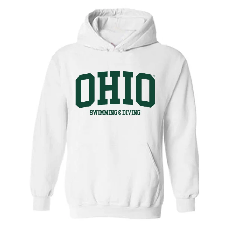 Ohio - NCAA Women's Swimming & Diving : Sofia Matern - Classic Shersey Hooded Sweatshirt Hoodie with Fur Luxurious Winter