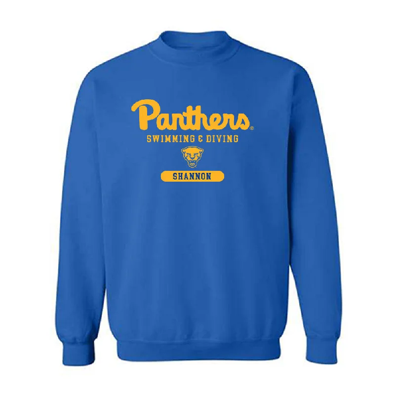 Pittsburgh - NCAA Women's Swimming & Diving : Kimmy Shannon - Classic Shersey Crewneck Sweatshirt Hoodie with Logo Branding Identity Pittsburgh - NCAA Women's Swimming & Diving : Kimmy Shannon - Classic Shersey Crewneck Sweatshirt Hoodie with Logo Branding Identity