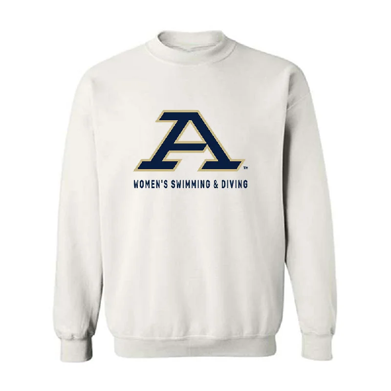 Akron - NCAA Women's Swimming & Diving : Alanis Santiago - Classic Shersey Crewneck Sweatshirt Hoodie with Toggle Buttons Decorative Unique