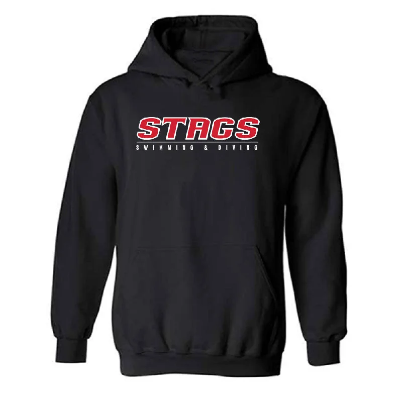 Fairfield - NCAA Women's Swimming & Diving : Sydney Scalise - Classic Shersey Hooded Sweatshirt Hoodie with Half-Zip Sporty Casual Fairfield - NCAA Women's Swimming & Diving : Sydney Scalise - Classic Shersey Hooded Sweatshirt Hoodie with Half-Zip Sporty Casual