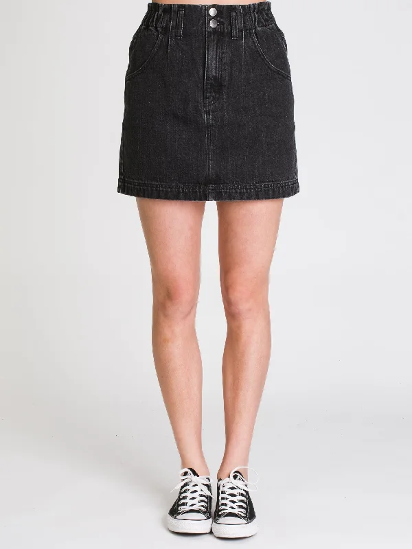 HARLOW PAPERBAG DENIM SKIRT - CLEARANCE vintage skirt charm