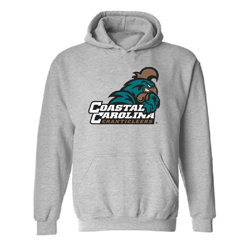 Coastal Carolina - NCAA Women's Track & Field : Faith Wright - Classic Fashion Shersey Hooded Sweatshirt Hoodie with Ribbed Cuffs Snug Fit Comfort