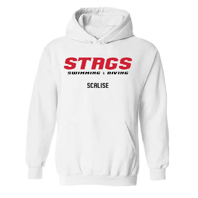 Fairfield - NCAA Women's Swimming & Diving : Sydney Scalise - Classic Fashion Shersey Hooded Sweatshirt Hoodie with Button Placket Classic Preppy Fairfield - NCAA Women's Swimming & Diving : Sydney Scalise - Classic Fashion Shersey Hooded Sweatshirt Hoodie with Button Placket Classic Preppy