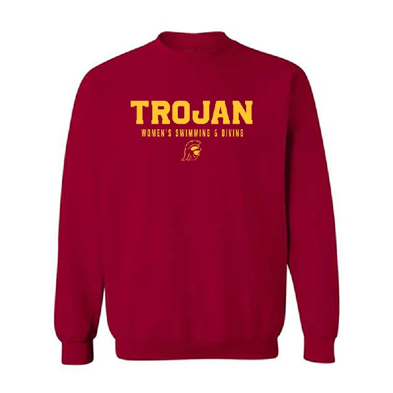 USC - NCAA Women's Swimming & Diving : Vasilissa Buinaia - Classic Shersey Crewneck Sweatshirt Hoodie with Magnetic Closure Innovative Modern USC - NCAA Women's Swimming & Diving : Vasilissa Buinaia - Classic Shersey Crewneck Sweatshirt Hoodie with Magnetic Closure Innovative Modern