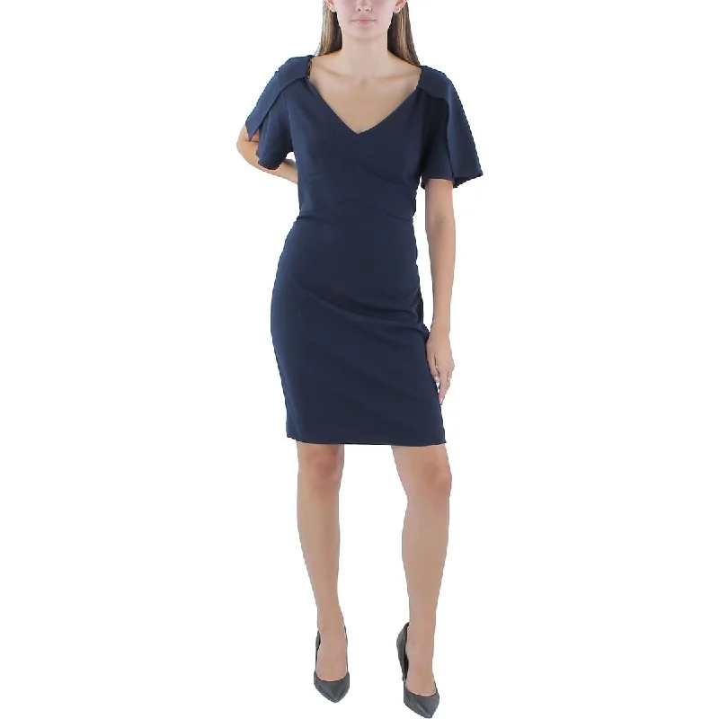 Womens Office Mini Sheath Dress Tunics Trousers formal