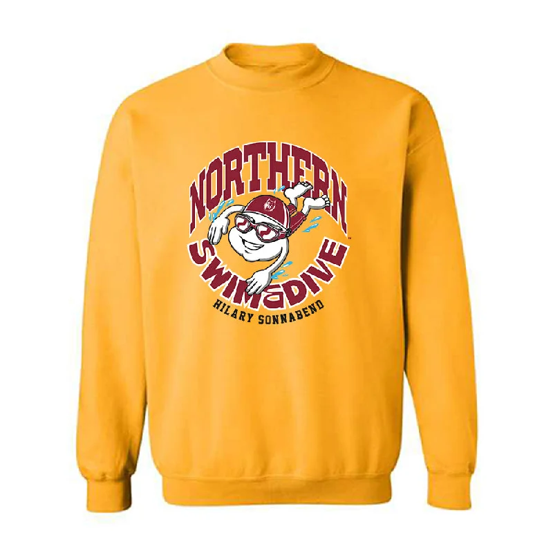 NSU - NCAA Women's Swimming & Diving : Hilary Sonnabend - Fashion Shersey Crewneck Sweatshirt Hoodie with Raglan Sleeves Sporty Comfortable NSU - NCAA Women's Swimming & Diving : Hilary Sonnabend - Fashion Shersey Crewneck Sweatshirt Hoodie with Raglan Sleeves Sporty Comfortable