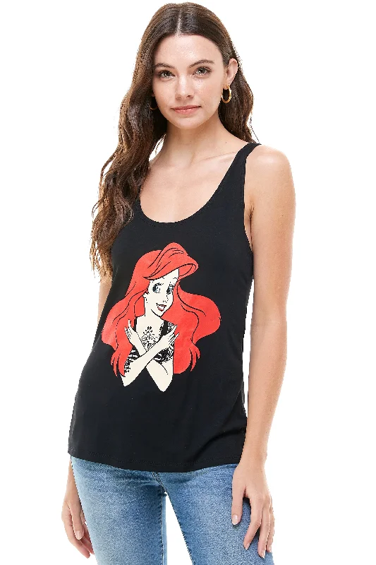 METAL MERMAID TANK TOP bronze tank top