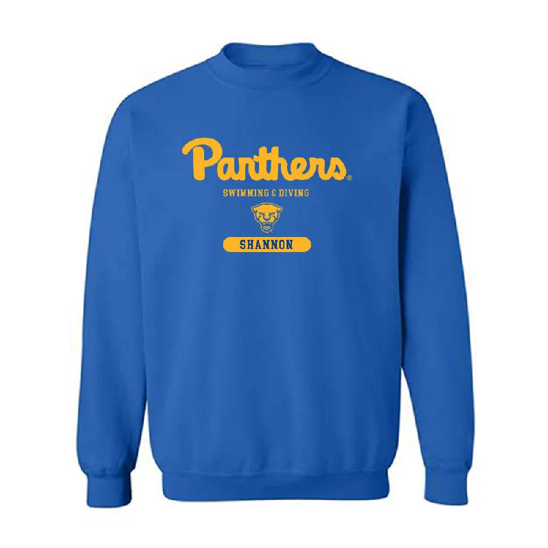 Pittsburgh - NCAA Women's Swimming & Diving : Kimmy Shannon - Classic Shersey Crewneck Sweatshirt Hoodie with Lining Warm Insulated Pittsburgh - NCAA Women's Swimming & Diving : Kimmy Shannon - Classic Shersey Crewneck Sweatshirt Hoodie with Lining Warm Insulated