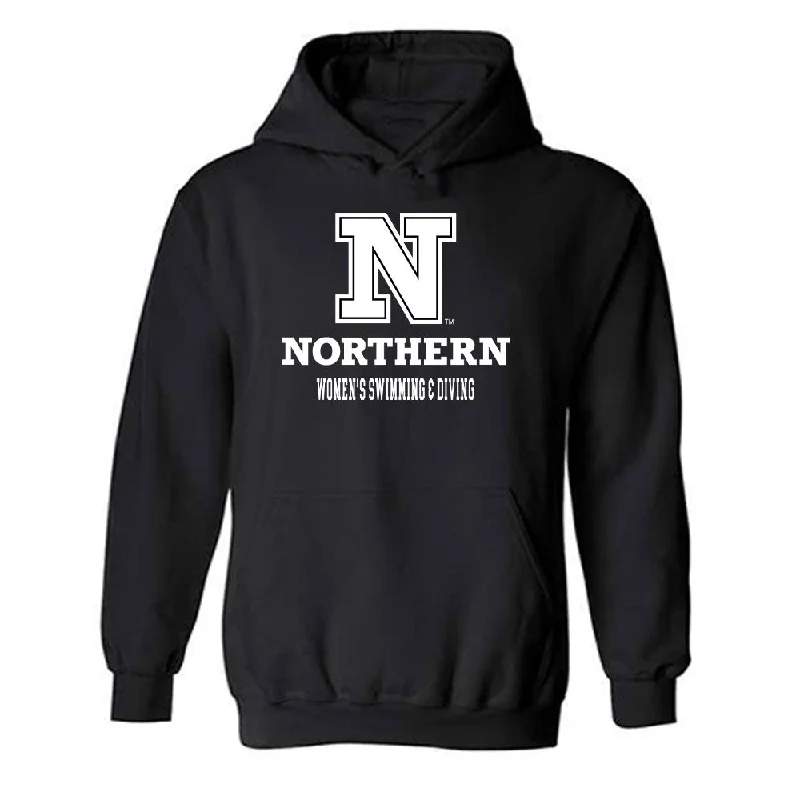 NSU - NCAA Women's Swimming & Diving : Hilary Sonnabend - Classic Shersey Hooded Sweatshirt Hoodie with Longline Fit Extended Stylish NSU - NCAA Women's Swimming & Diving : Hilary Sonnabend - Classic Shersey Hooded Sweatshirt Hoodie with Longline Fit Extended Stylish