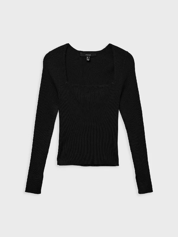 Γυναικεία μπλούζα πλεκτή VMAURA LS SQUARENECK PULLOVER 10329725 | 10329725 Crew Neck Wool Γυναικεία μπλούζα πλεκτή VMAURA LS SQUARENECK PULLOVER 10329725 | 10329725 Crew Neck Wool