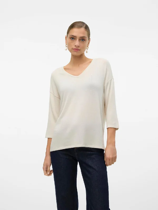 Γυναικεία μπλούζα VMBRIANNA 3/4 V-NECK PULLOVER 10291351 | 10291351 Keyhole Neck Pullover Γυναικεία μπλούζα VMBRIANNA 3/4 V-NECK PULLOVER 10291351 | 10291351 Keyhole Neck Pullover
