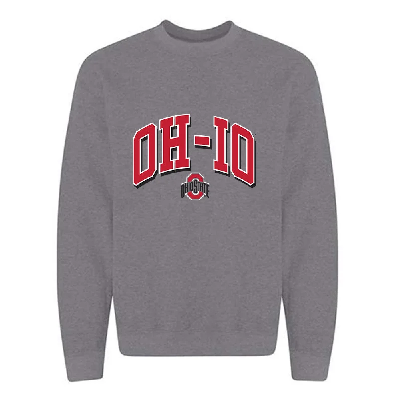 Ohio State - NCAA Women's Swimming & Diving : Paola Pineda Vazquez - Classic Shersey Crewneck Sweatshirt Hoodie with Applique Textured Unique Ohio State - NCAA Women's Swimming & Diving : Paola Pineda Vazquez - Classic Shersey Crewneck Sweatshirt Hoodie with Applique Textured Unique