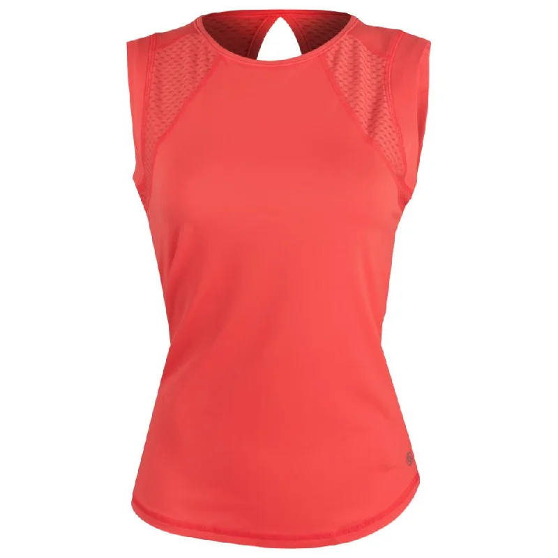 Lija Women's We Are The Champions Power Tank - Cayenne charcoal tank top