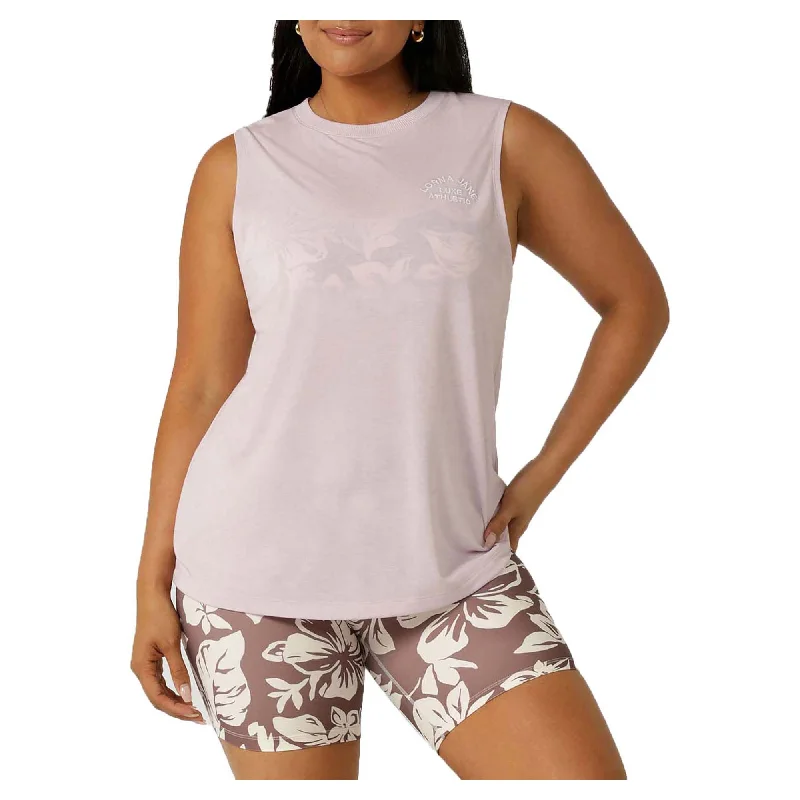 Women's Lotus Muscle Tank strapless tank top