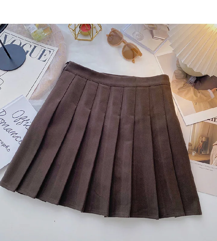 Korean simple and fashionable solid color high waist A-shaped skirt 5548 silk skirt sleek Korean simple and fashionable solid color high waist A-shaped skirt 5548 silk skirt sleek